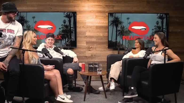 Pillow Talk: Cherie Deville Hooks up with Sara Rose in Podcast Studio