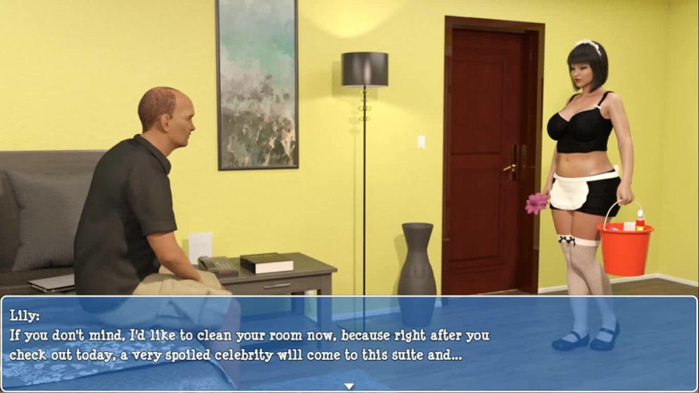 Dirty GamesXxX: Lily of the valley: housemaid with a butt plug in...