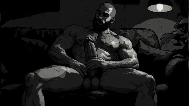 Erotic Man: Fantasi erotis meliuk-lidah di pantatku