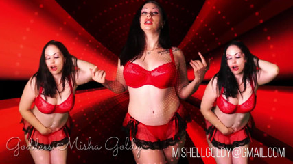 Goddess Misha Goldy: Manipulation-fantasy! I know you are so excited about giving me...