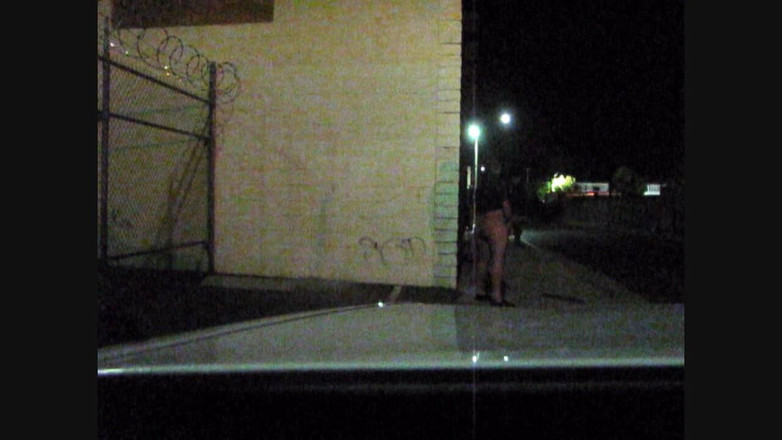 The porky pervert: Noční mrdka na chodníku