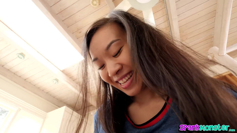 Spankmonster: Incredible Asian Fuckdoll Kimmy Kimm - Expert POV Dick Rider