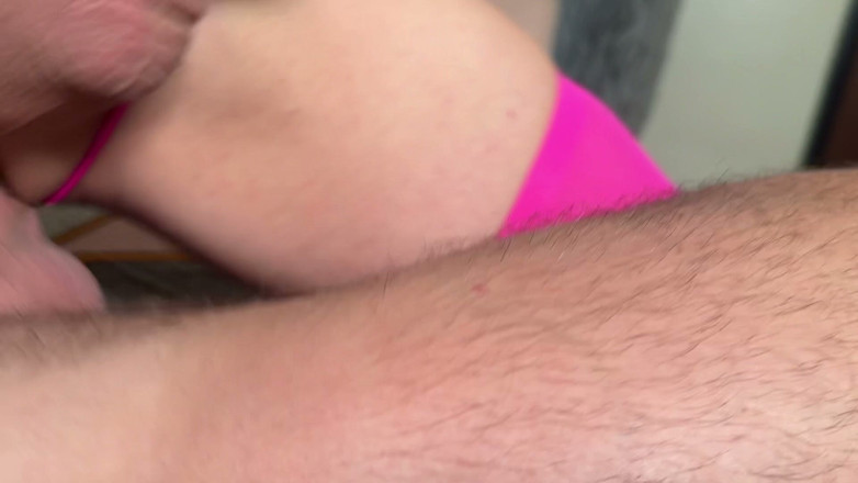 Jock fucks TS: Italian Trans Blonde Rims My Hairy Ass and Rides Thick...