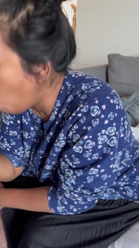 Indonesian Wife Sucks White Cock