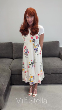A Redhead in a Dress
