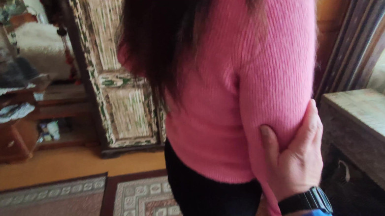 Hairy Homemade Amateur Orgasms: Svlékání mých šatů, Odhalení mé chlupaté kundičky a Povislé kozy, 43 let...