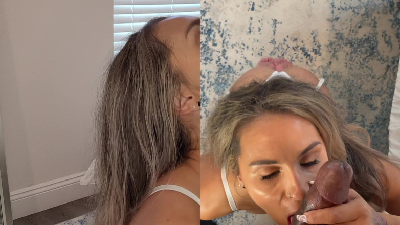 Jordan Wright: Sexy milfka kouří velké černé péro