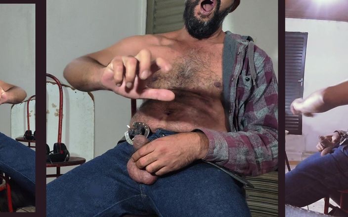 Stink HairyMale: Boşal! Kot pantolon fetişi