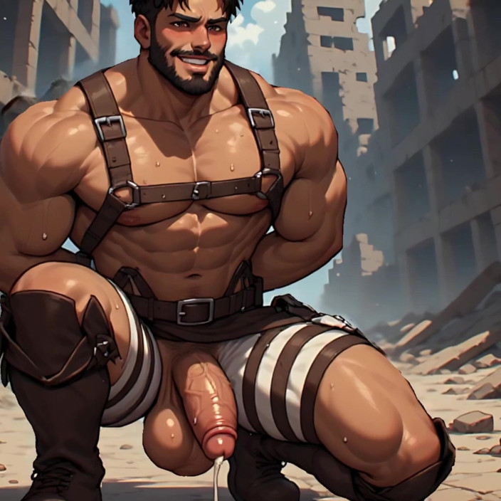 Erotic Man: 3D Gay Men in Harness