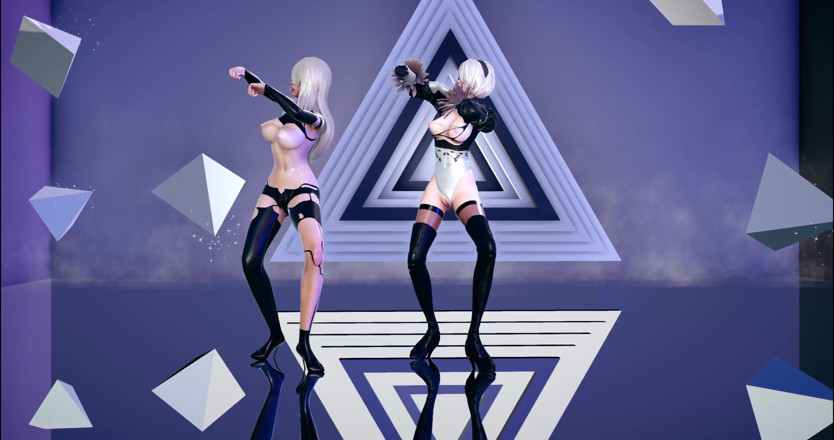 3D-Hentai Games: ドリームキャッチャー - 奇数アイストリップショーニーアオートマタ2B 2A