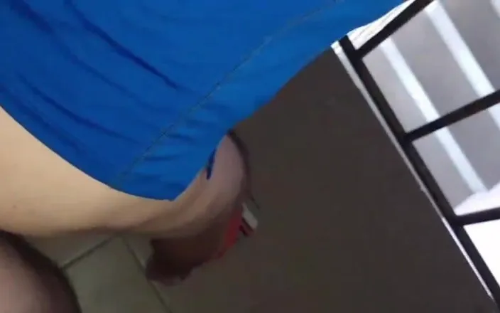 AlexGay: Daddy and Twink Fucked Roughly on the Stairs Near the...