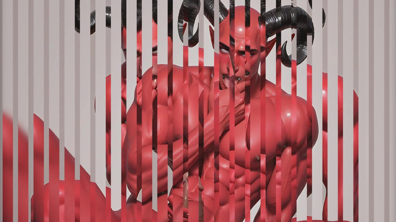 LustMen: Demonic Incubus Hilang Dalam Keseronokan Sensual. Kulit Merah dan Ahegao...