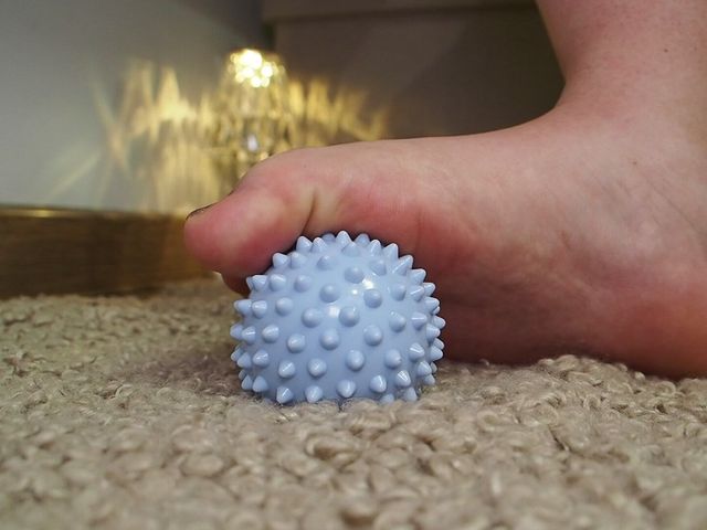 Grace of the Foot: Massage Ball in Action (Anastasia Gree)