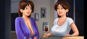 Lana Game plays: Summertime saga # 34 - due milf perfette