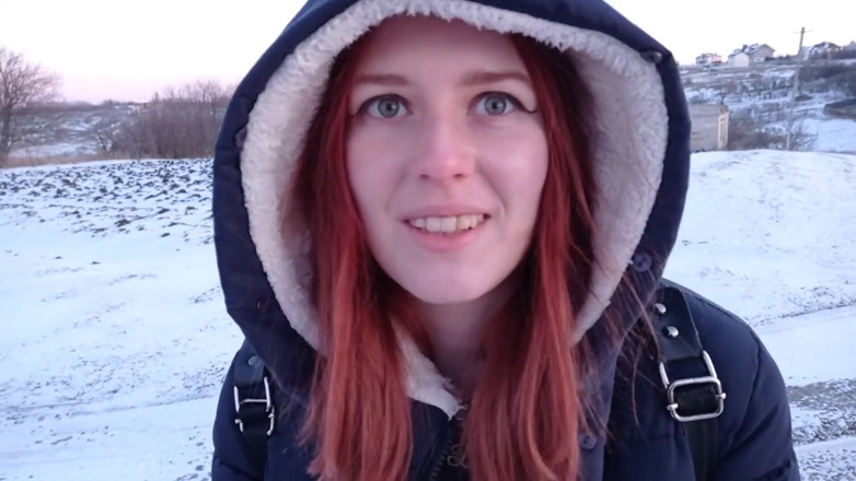 SweetAndFlow: Outdoor-sex im winter - typ fickt mich hart