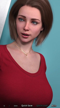Summer Heat Ep03 - Big Natural Boob Obsessed with His Huge Cock, Horny Busty Slut Wants His Big Cock - 3D Porn Game