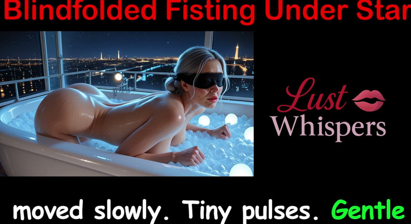 LustWhispers: Blindfolded Fisting Under Stars - English Sex Story