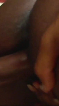 Ebony skin India fucks black cock to enjoy cum - Premium!