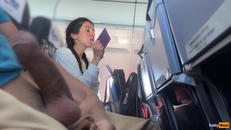 Katty West: Kelipan batang awam dalam kapalterbang - awek membawa saya ke pancutan...