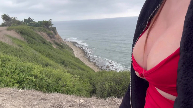 Artemisia Love: Artemisia aşk seksi yürüyüş açık havada büyük göğüsler fetişi senin...