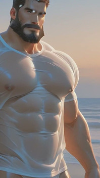 Rockstar hunk taquine les couilles et la bite avec éjaculation