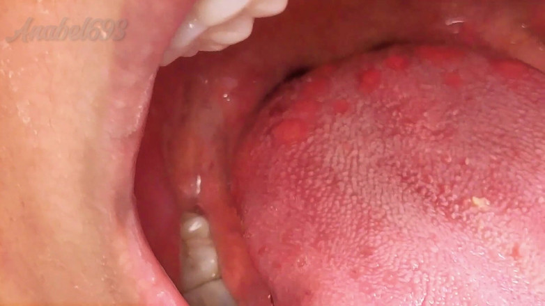 anabel693: Fetiche De Boca Úvula Cerca Me Atraganto Con Una Dura BBC
