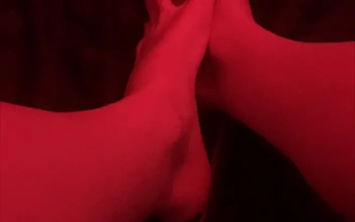 Number F 19: Dildo Footjob at Night - POV