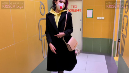 KissCat: Real risky sex in man's toilet - agent pickup student in...