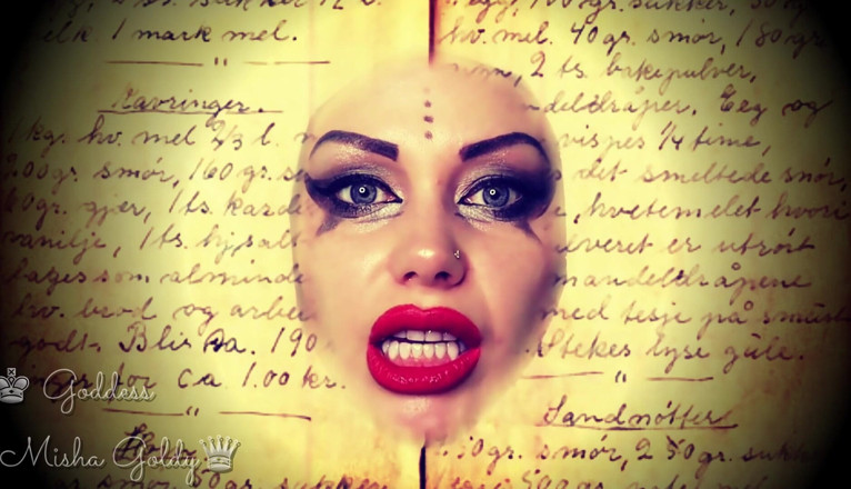 Goddess Misha Goldy: Dea in ostaggio del libro di JOI