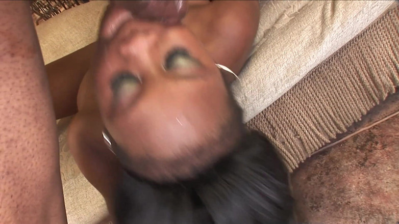 CBD Media Interracial: Busty ebony MILF gets blowbanged and swallowed cum