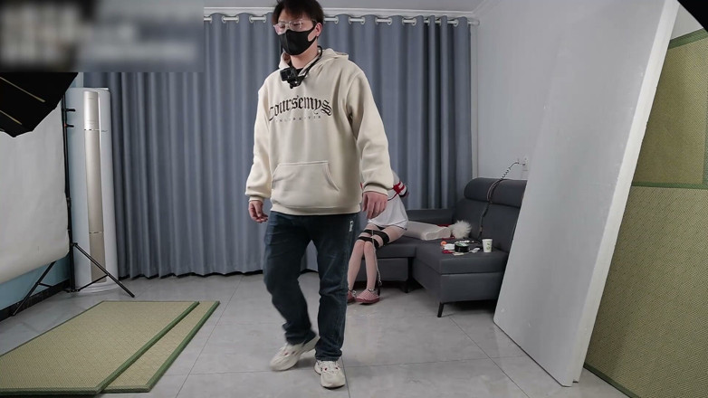Asian bondage: My Cute Girlfriend in White Stockings and White Hair Played...