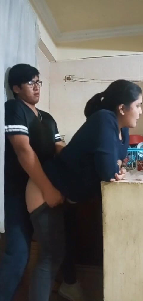E-Alfa: Maid Fucked in the Kitchen (my Wife Almost Caught Us)