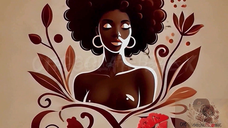 Naturelle Chocolat: Vedere il mio patrigno accarezzare il suo enorme cazzo in...