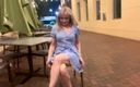 Public Paulina: Paulina Strips Naked and Masturbates Outside at Restaurant