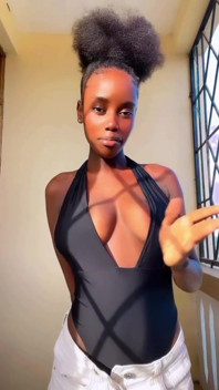 Sexy Natural Kenyan Ebony Babe Short Clip Just for You #03