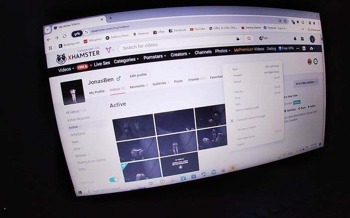 JonasBen: TV là một sissy muốn ra ngoài và bị bắt...