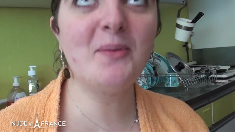 Nude in France: Hladová bbw brunetka tvrdě sodomizovaná a vystříkaná pro její sextape...