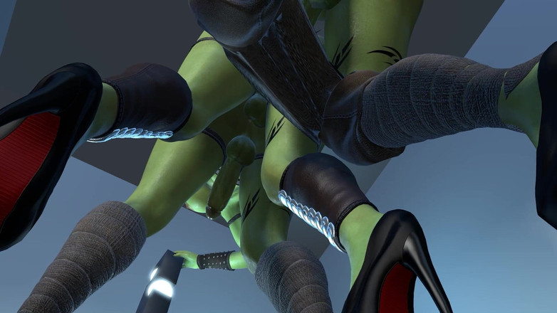 Wraith Futa: Futa Ork De Pie Anal Tren