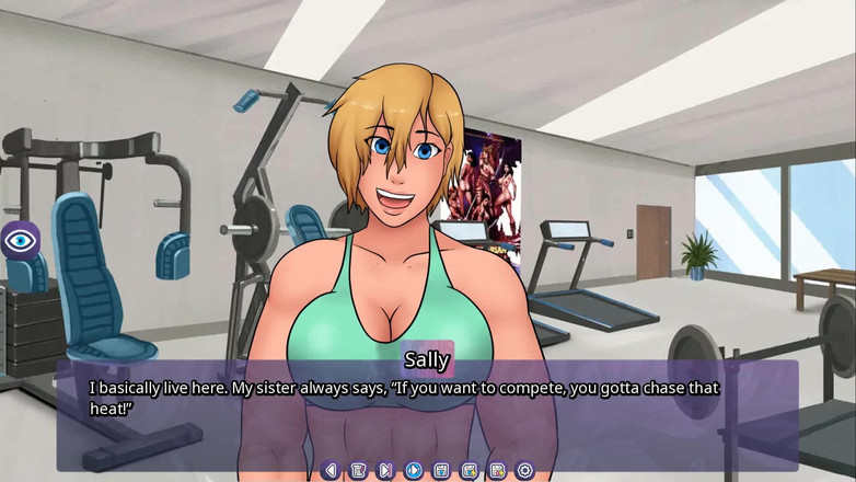 Futavision: Futadomworld: Lelaki Dikelilingi Dengan Futas Berotot Kuat Besar Di Gim -...