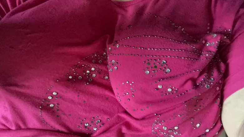 Real homemade BBW BBC porn: SSBBW Playing with My Boobs Nipples Hard