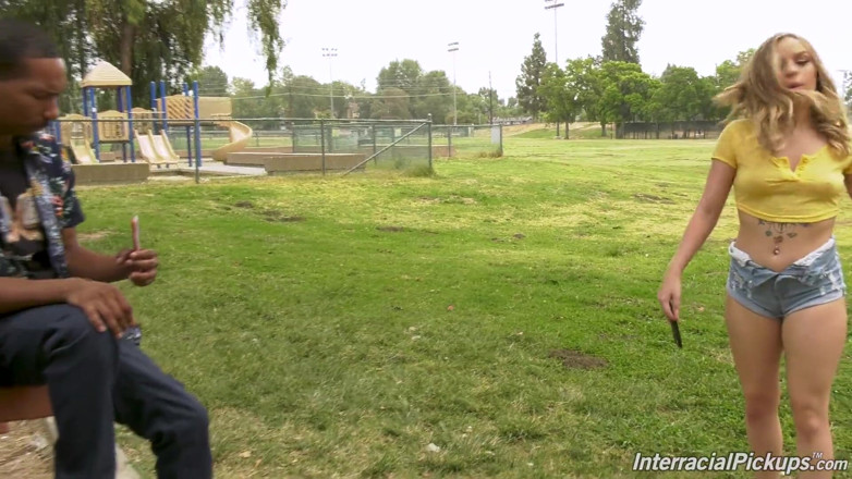 Interracial Pickups: Anna Claire Clouds Banged by 2 Strangers