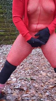 Red Bodystocking