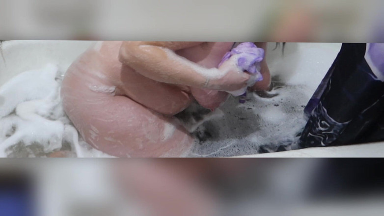 Renee Sakuya: Baño de burbujas traviesa de mi cumpleaños