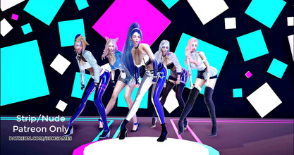 3D-Hentai Games: Exid - DDDセクシーなKpopダンスKda Ahri Akali Kaisa Evelynn Seraphine Kdaすべてのアウト