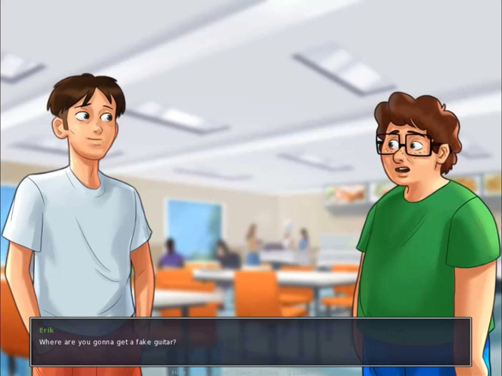Cartoon Play: Summertime saga भाग 206 - छोटे स्तन नीले बाल