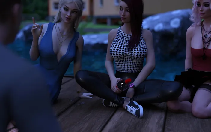 3D cartoon porn: Helping the Hotties Story Time Slide Show Video 11