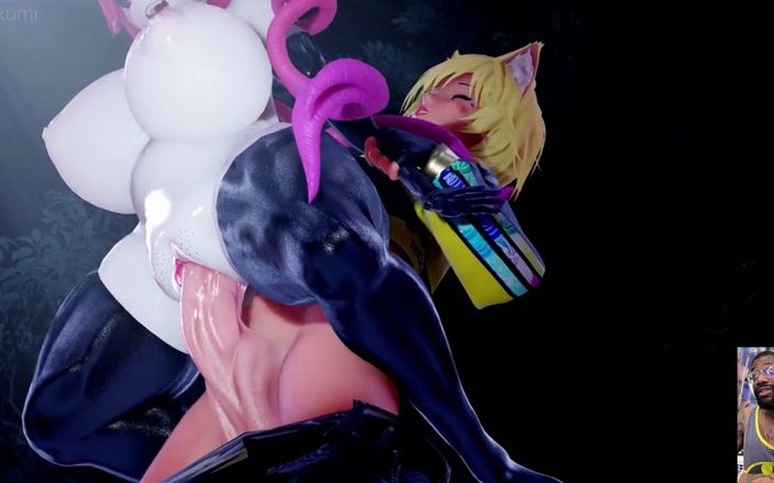L6RD7BLU3 FUTA: Futa si anime ngentot memek botak succubus dan creampies, futa...