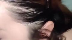 She Loves to Eat Frozen Cum After a Throat Fuck