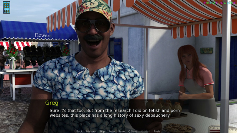 Porny Games: Paradise City par un arc tordu - massage avec fin heureuse...