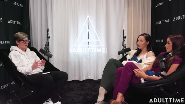 Adult Time Podcast: Pornstars Podcast After Lesbian Hookup